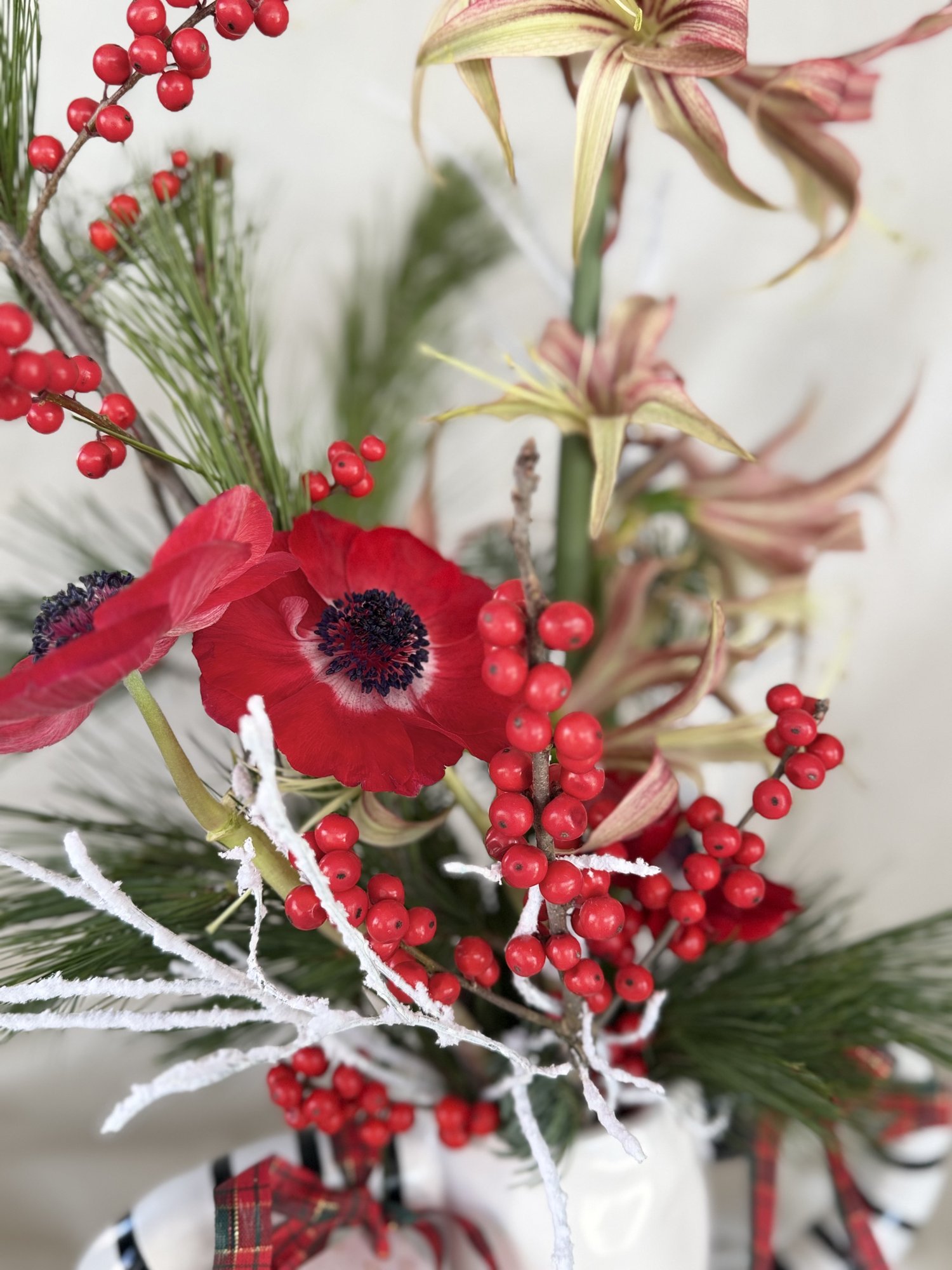 Festive Muse Noir & Rouge — Couture de iarna cu accente grafice - Imagine 3