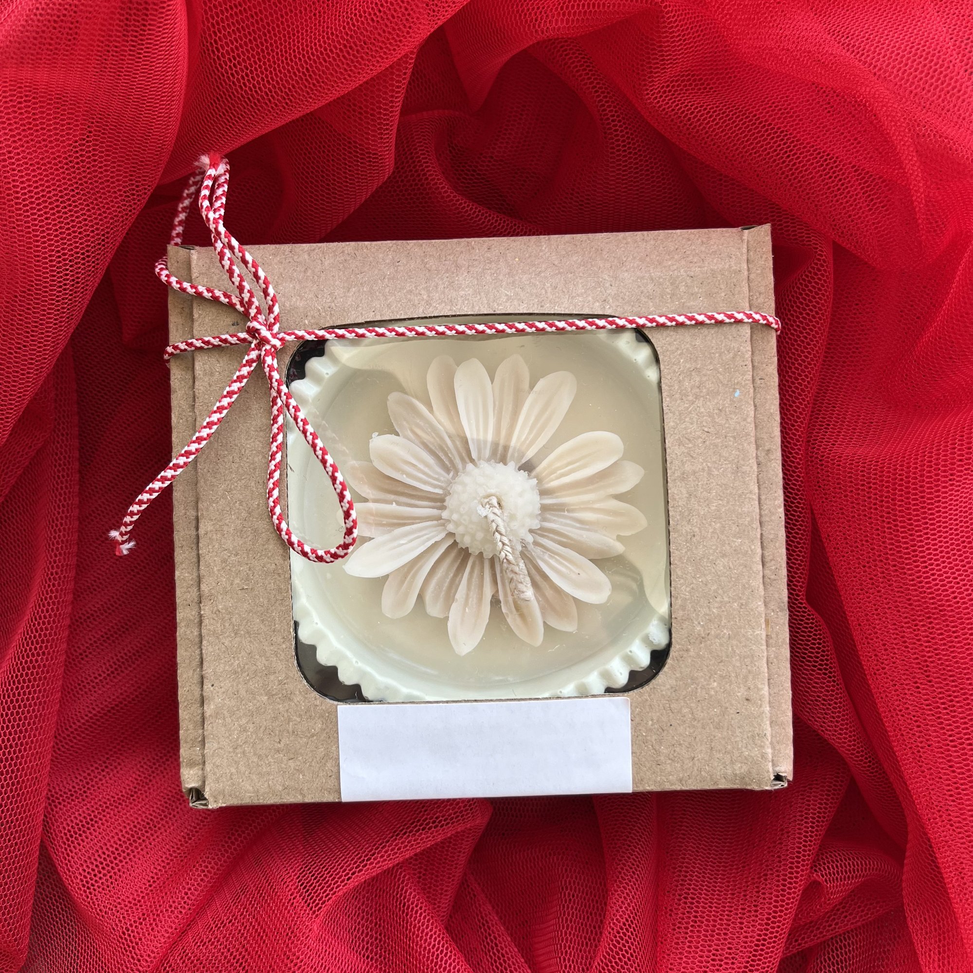 Lumânare florală „Daisy Glow” - imagine 2