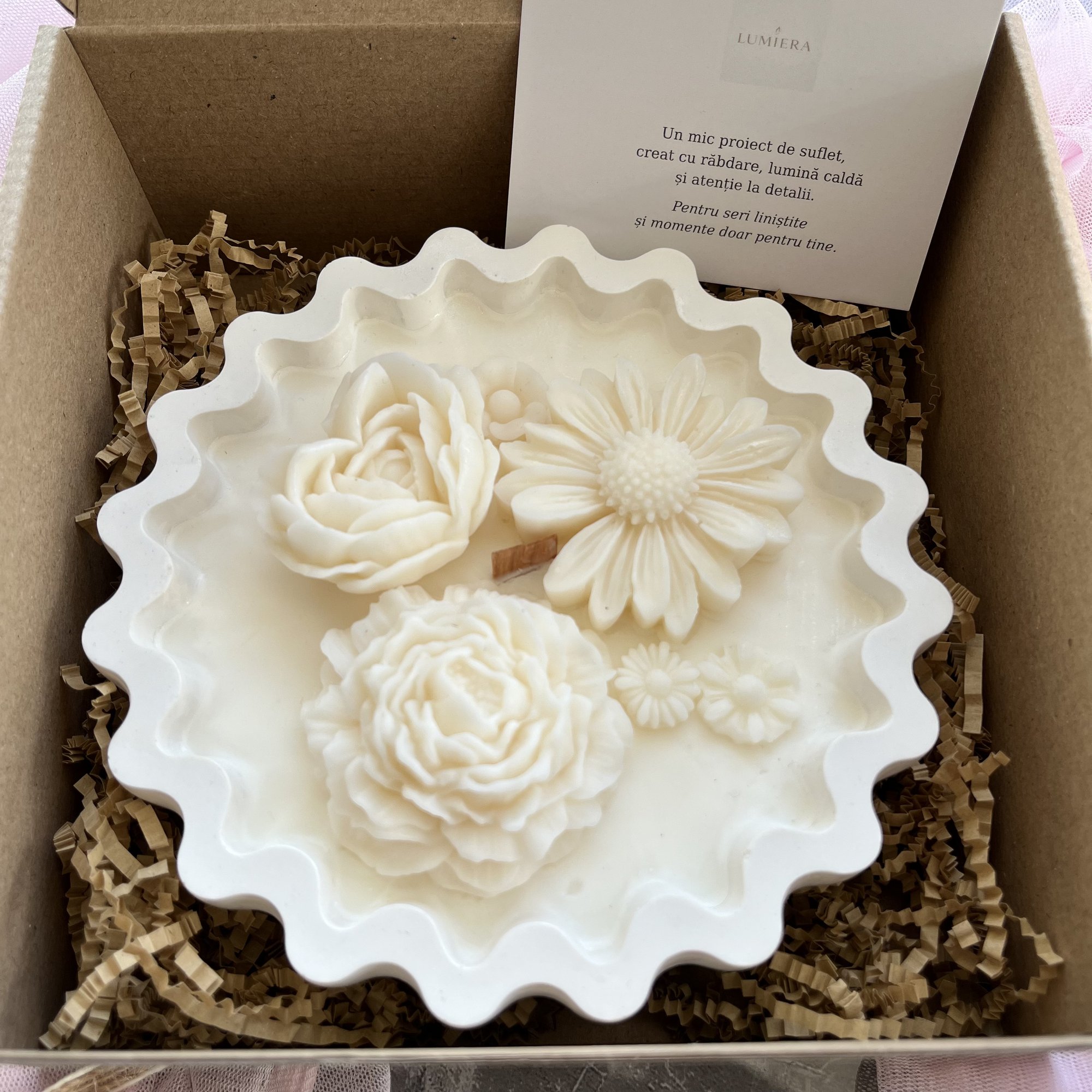 Lumânare florală „Garden of Light”