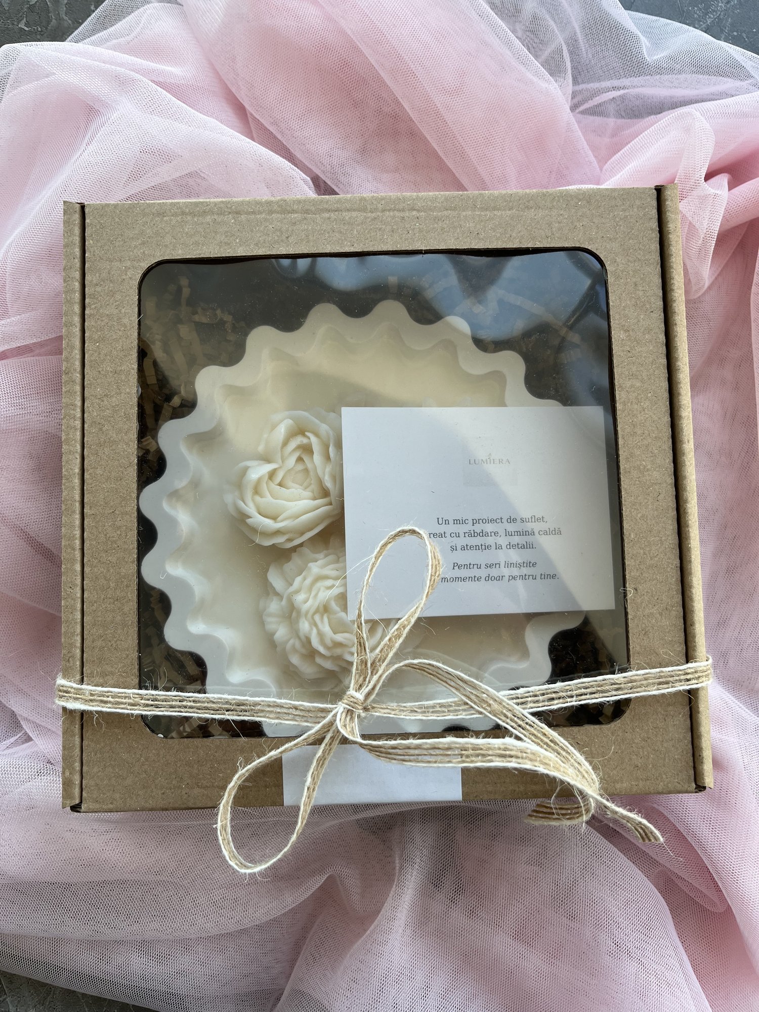 Lumânare florală „Garden of Light” - imagine 2