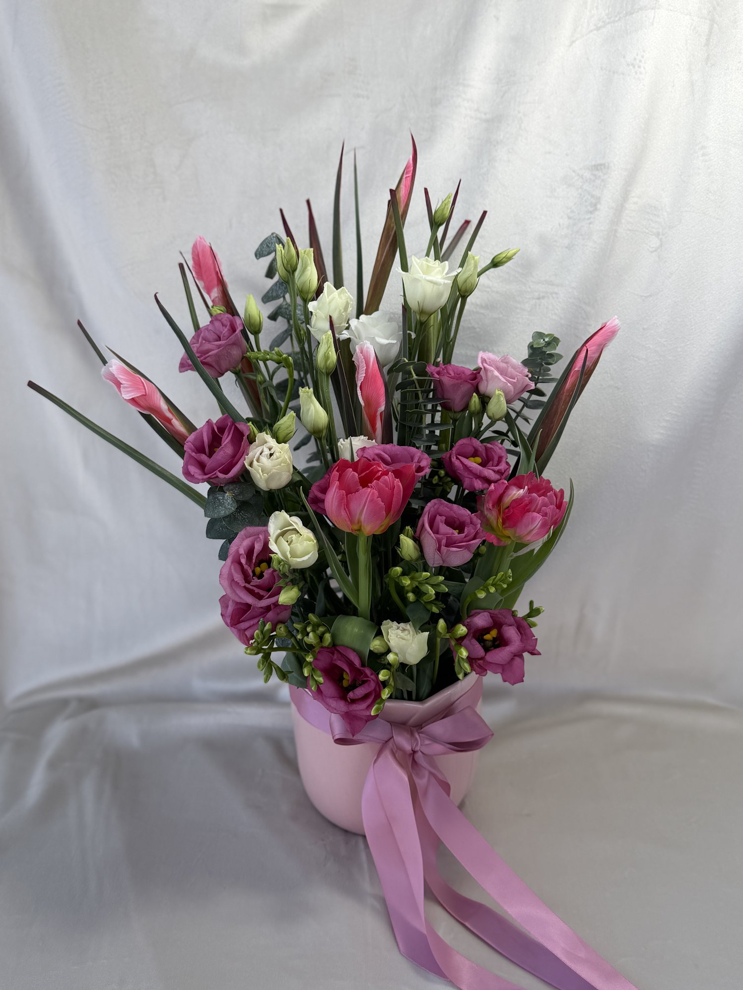 Rosé Garden Arrangement