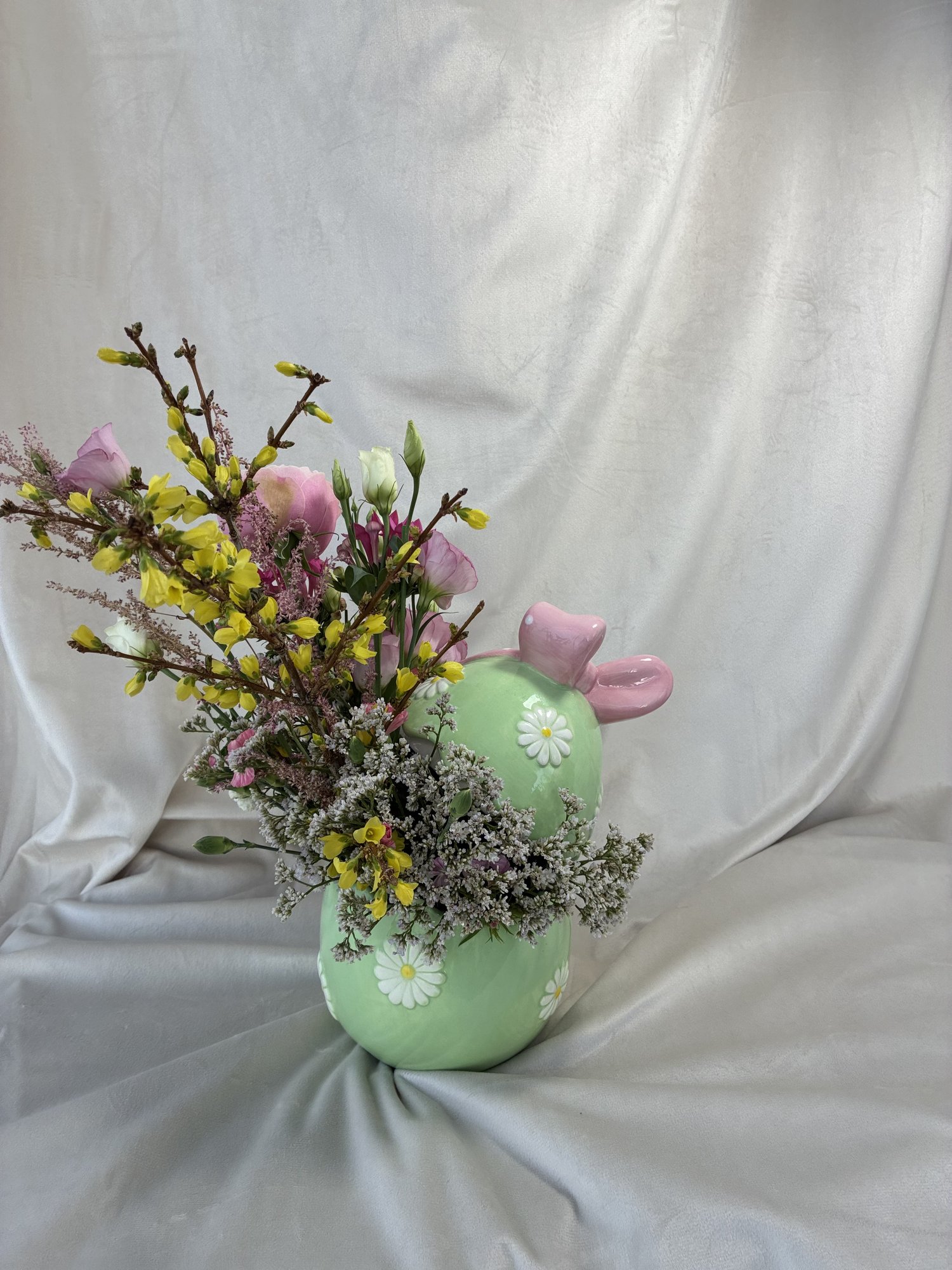 Spring Egg Delight - Aranjament floral de Paște - Imagine 3