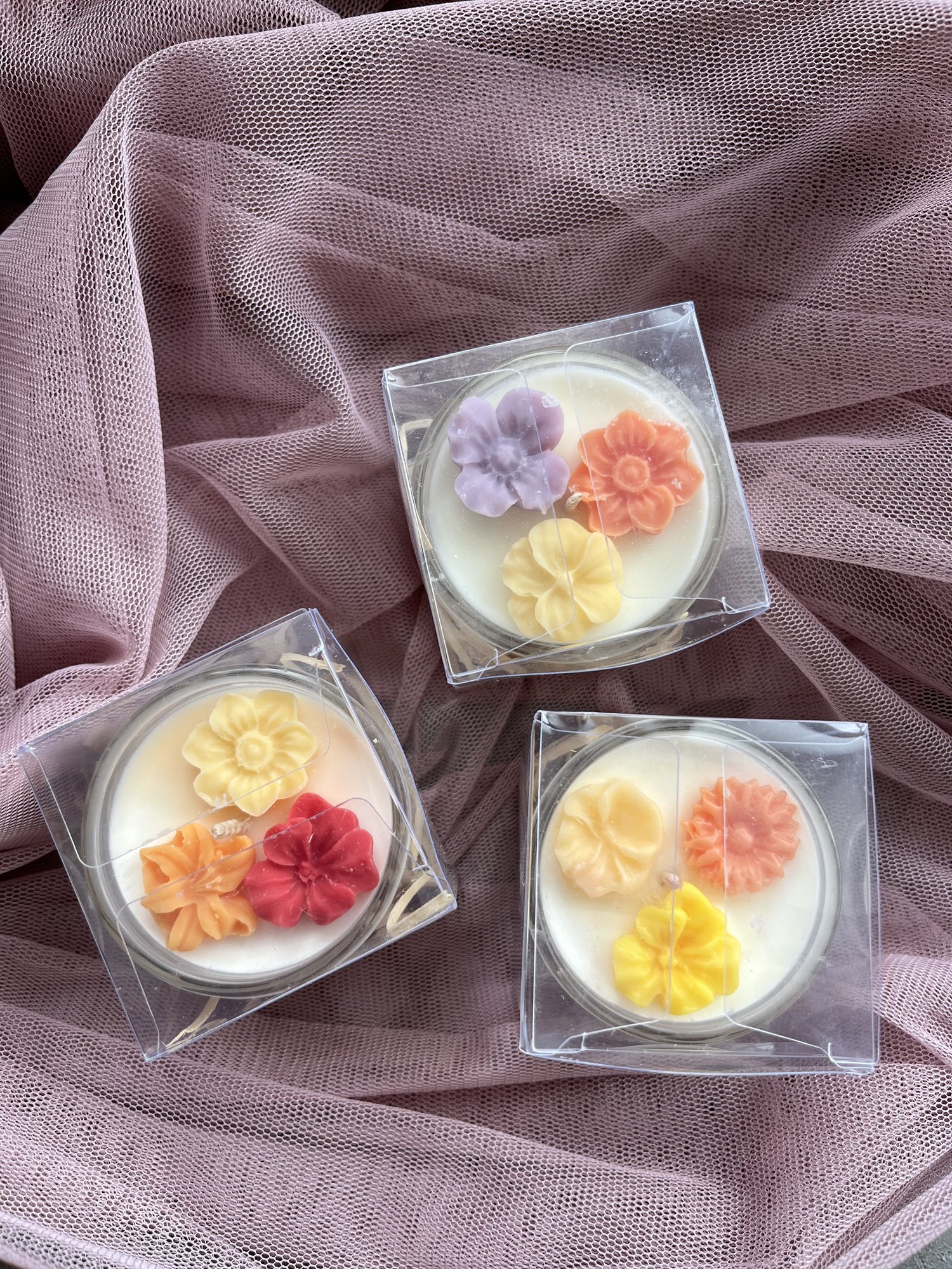 Lumânare florală „Petal Harmony”