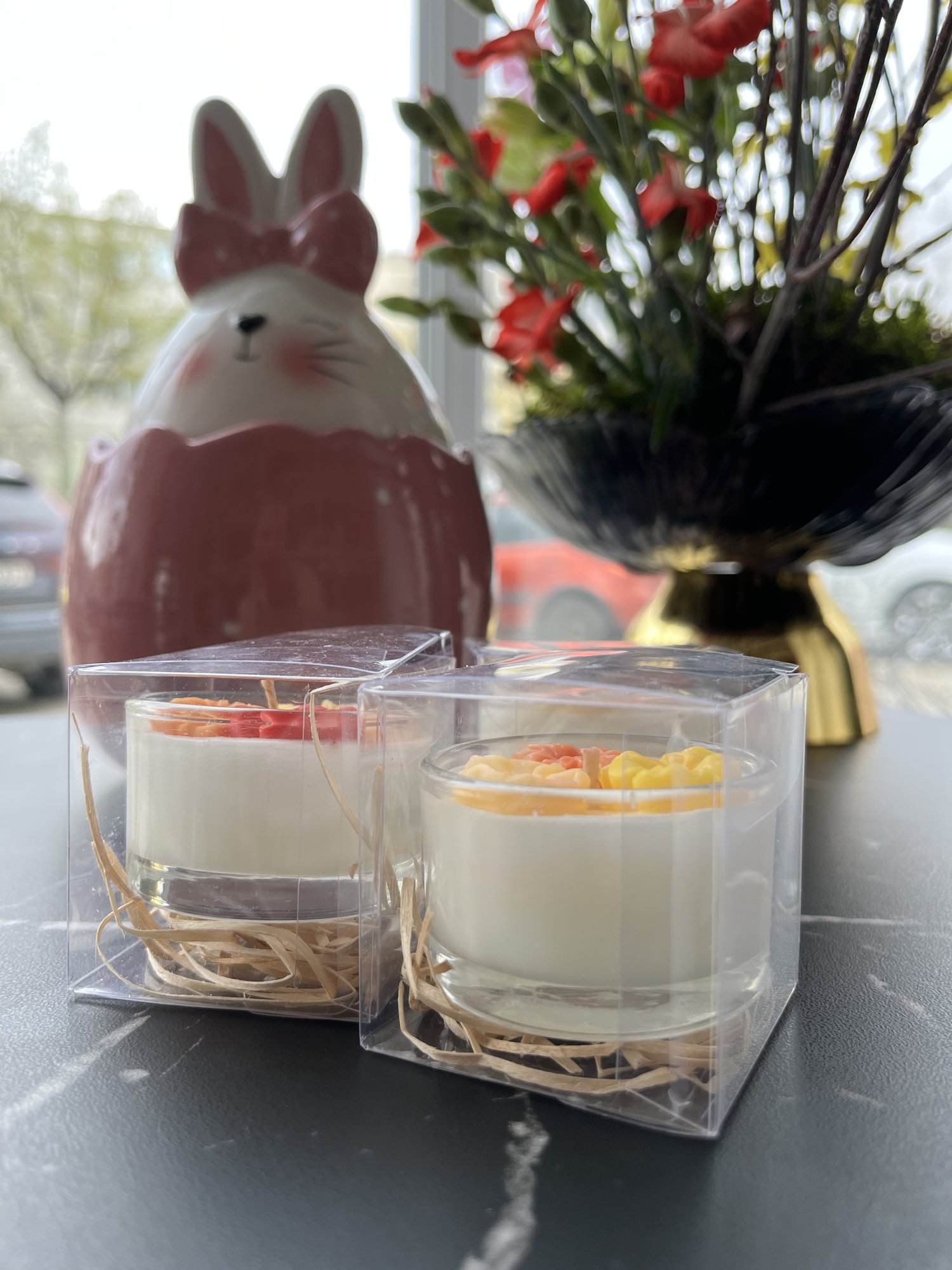 Lumânare florală „Petal Harmony” - imagine 2