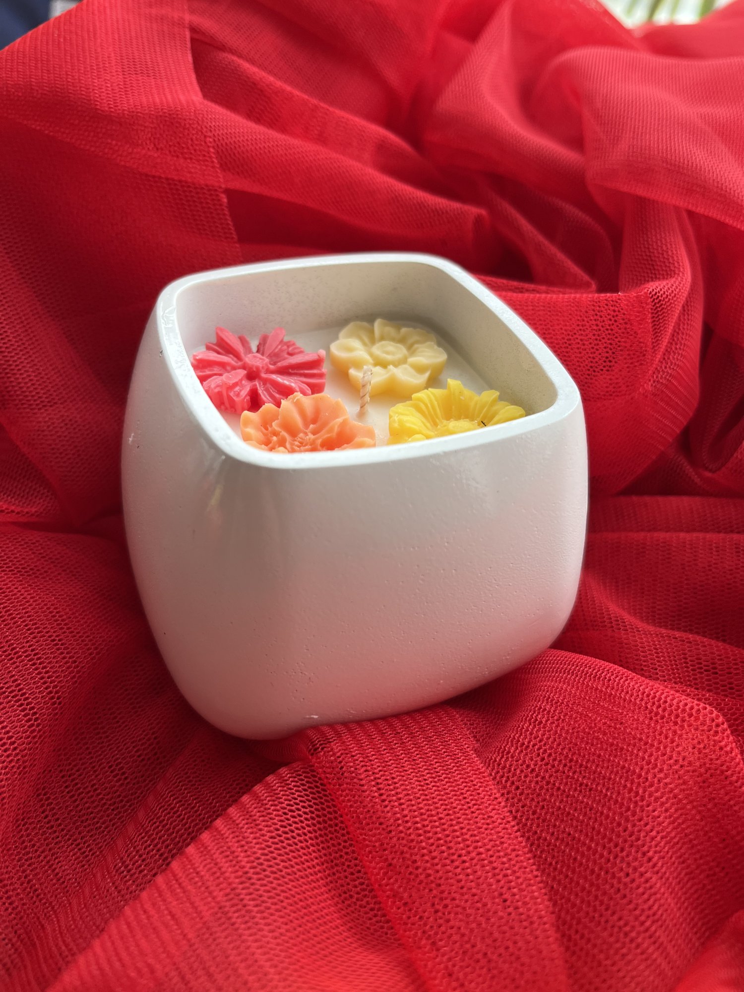 Lumânare florală „Sweet Bloom Moments”