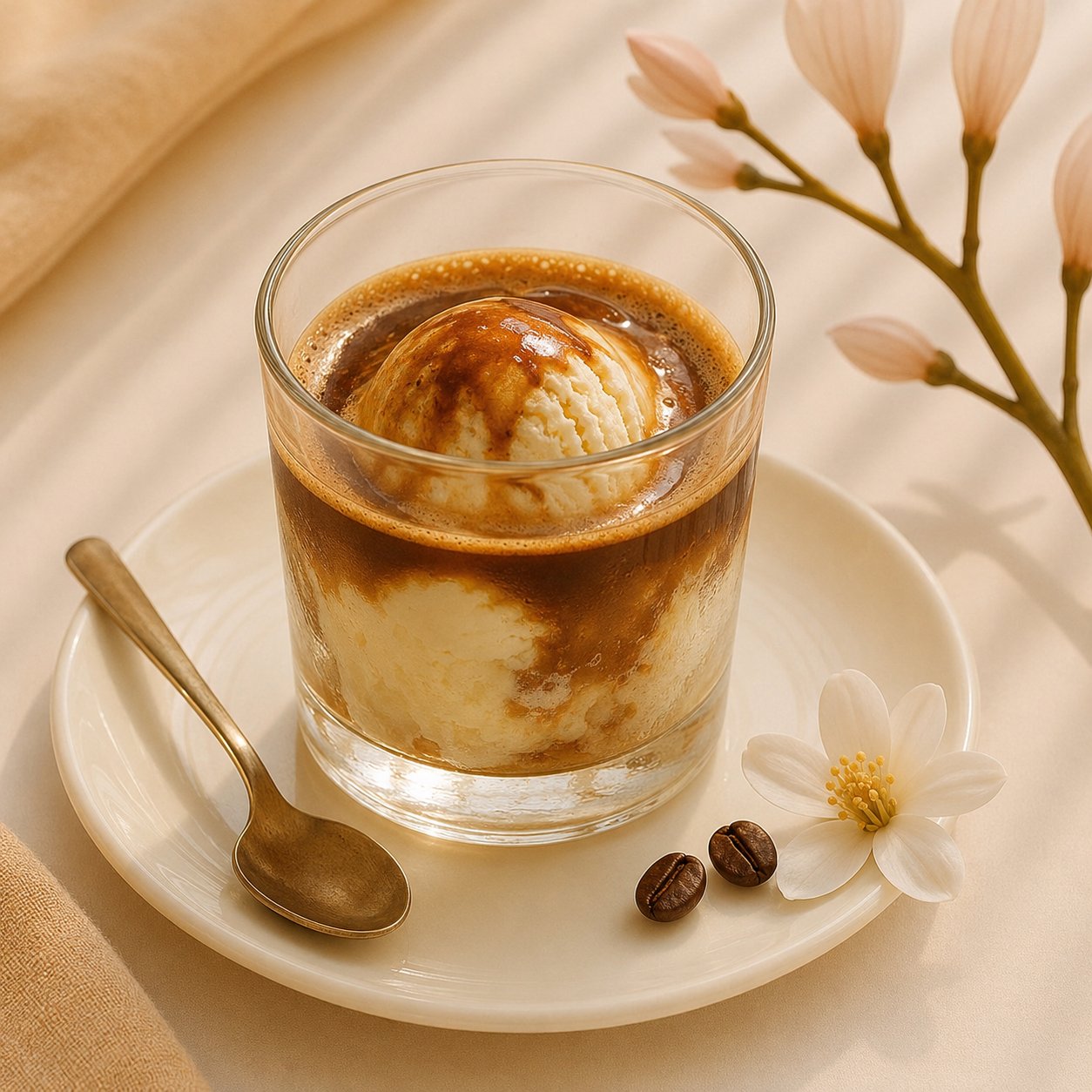 Affogato - Cafea cu inghetata