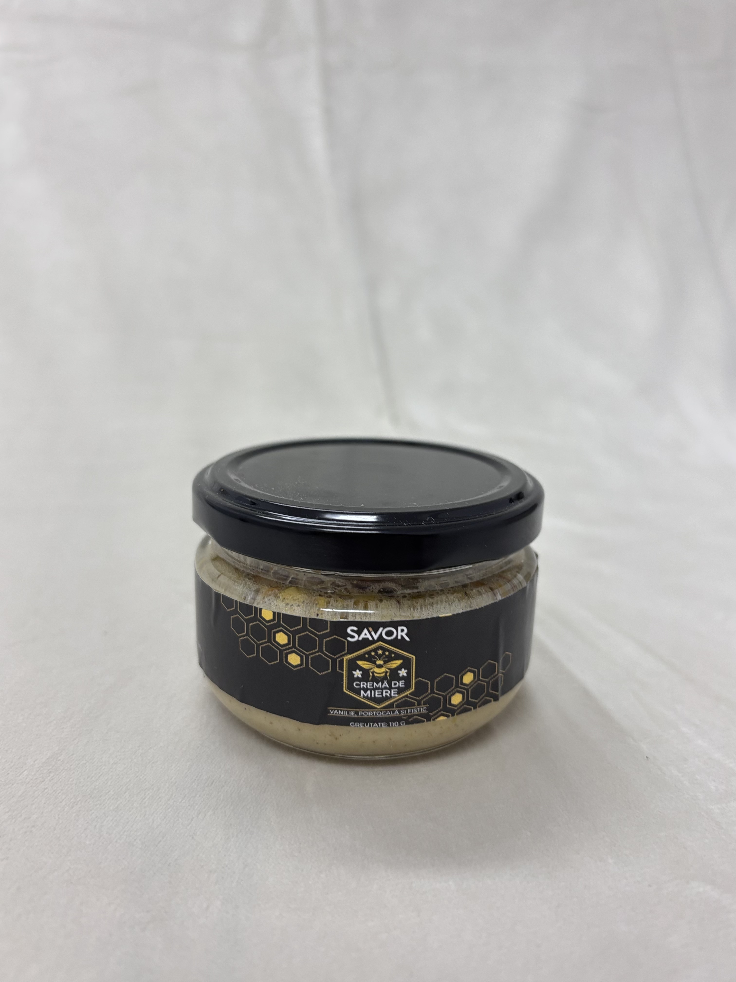 Cremă de Miere Savor – Vanilie, Portocală & Fistic