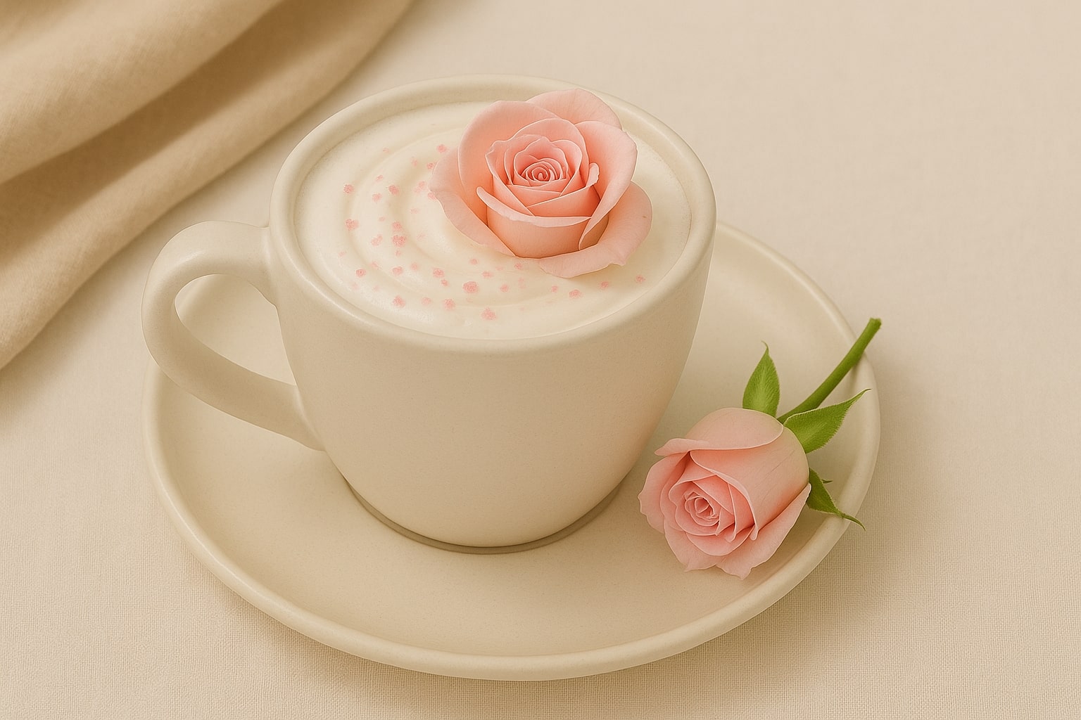 Rose White Melt – Delicatețe în Ceașcă