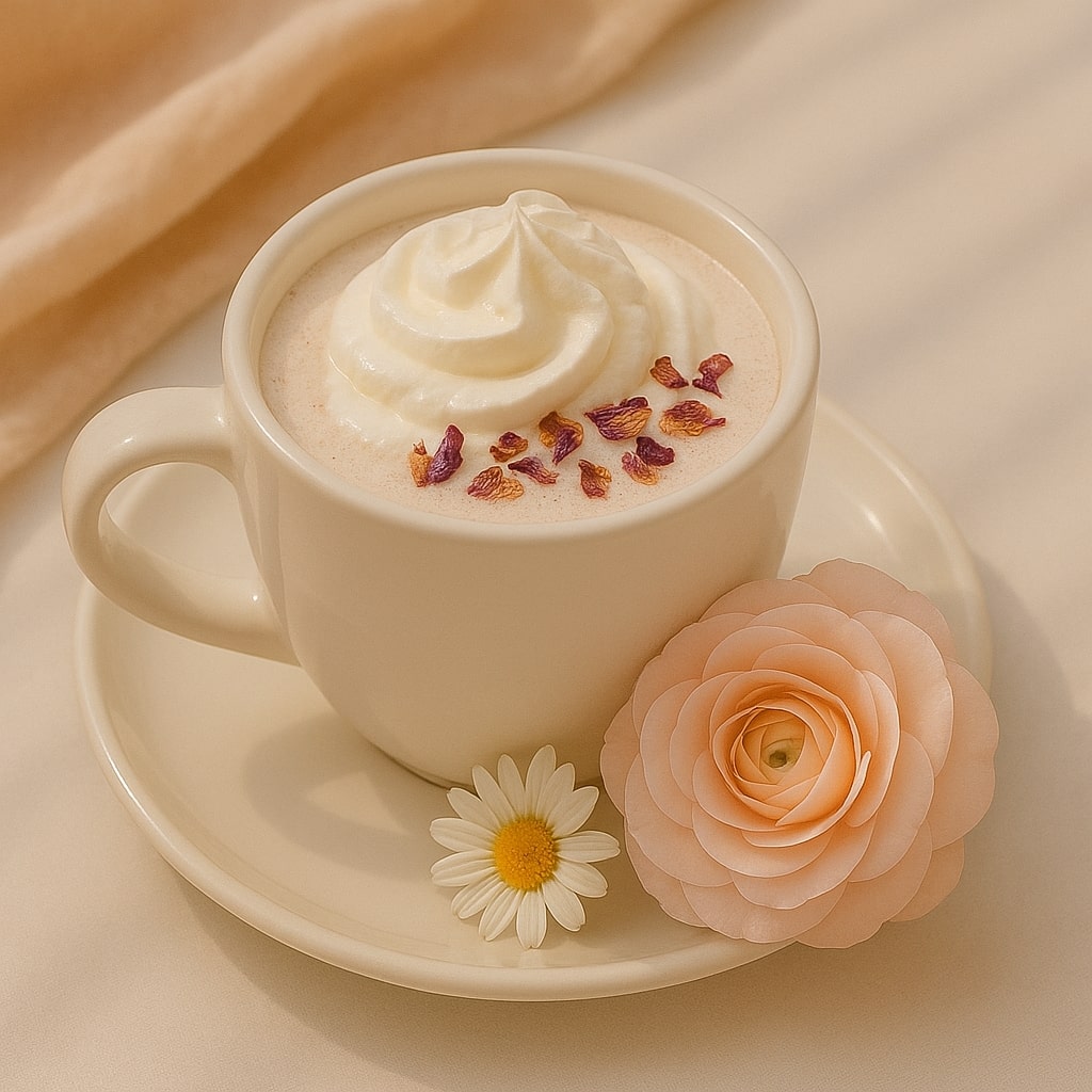 Rose Cream Latte – Delicatețea care înflorește în ceașcă