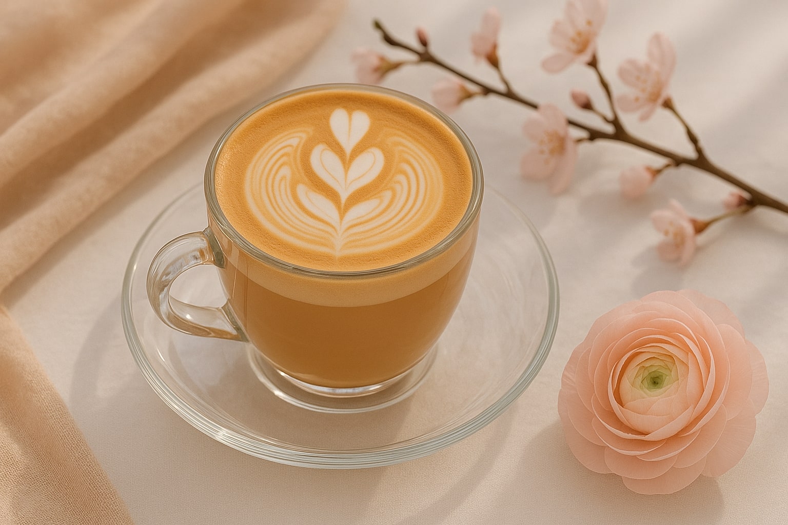Flat White – Flora Velvet Heart